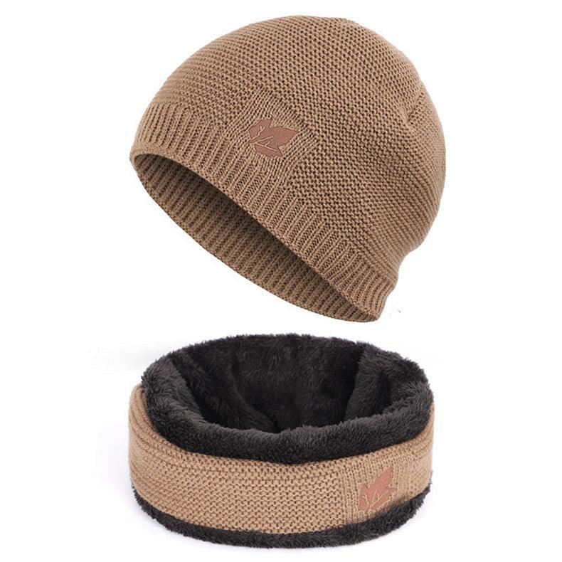 Plush cotton cap and scarf set - melvincucci