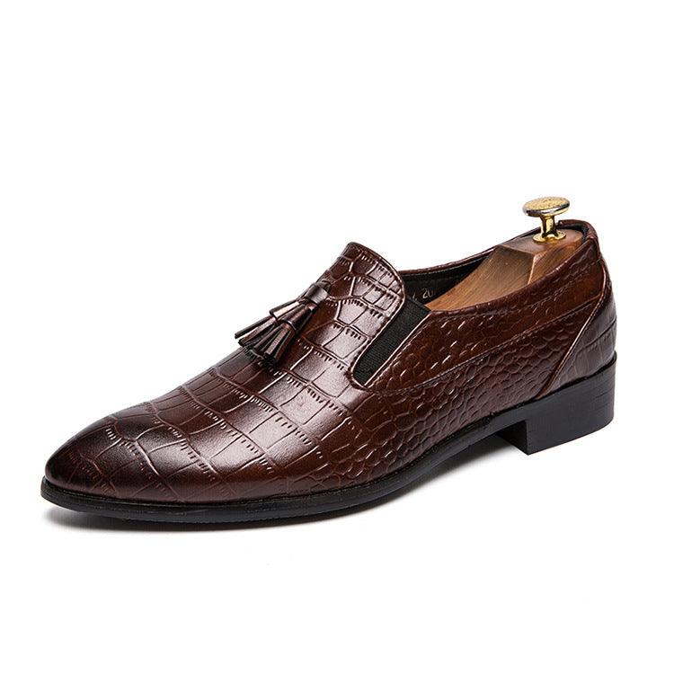 Pointed leather shoes for men - melvincucci