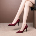 Pointed Shallow Mouth Single Shoes Women Stiletto Fashion Shoes Women - melvincucci