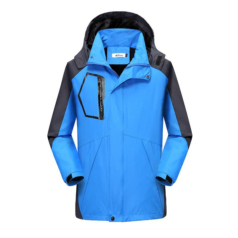 Polar Fleece Thick Jacket Outdoor Waterproof And Breathable Ski Suit For Men And Women - melvincucci