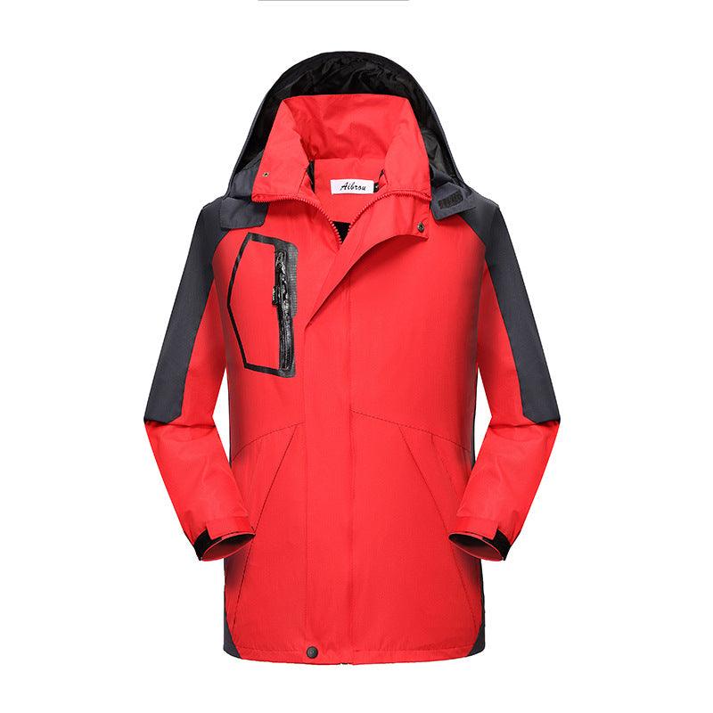 Polar Fleece Thick Jacket Outdoor Waterproof And Breathable Ski Suit For Men And Women - melvincucci