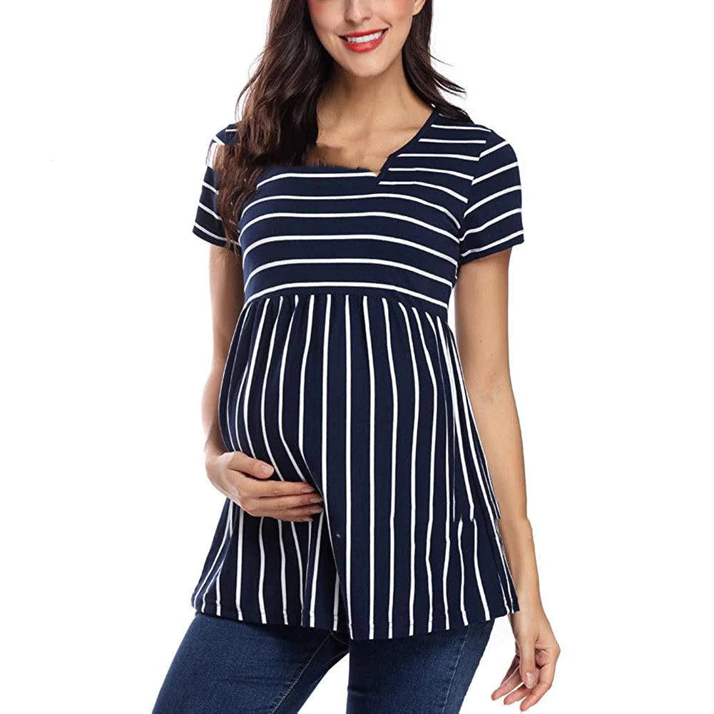 Pregnant Women Breastfeeding Polyester T-shirt - melvincucci