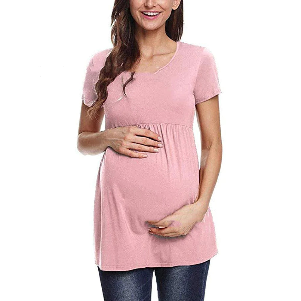 Pregnant Women Breastfeeding Polyester T-shirt - melvincucci