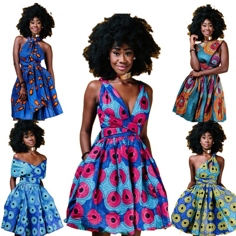 Printed African pleated skirt - melvincucci