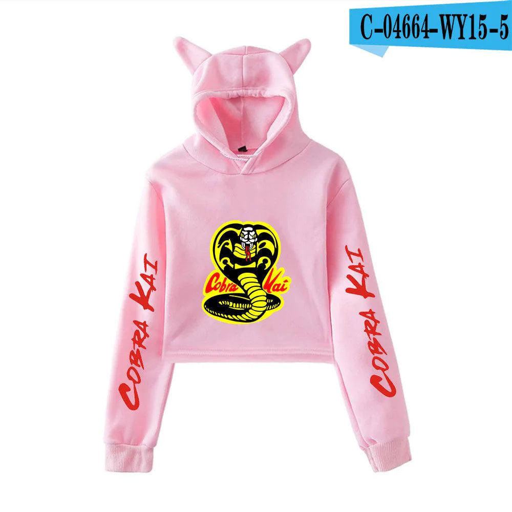 Printed cropped sweatshirt - melvincucci