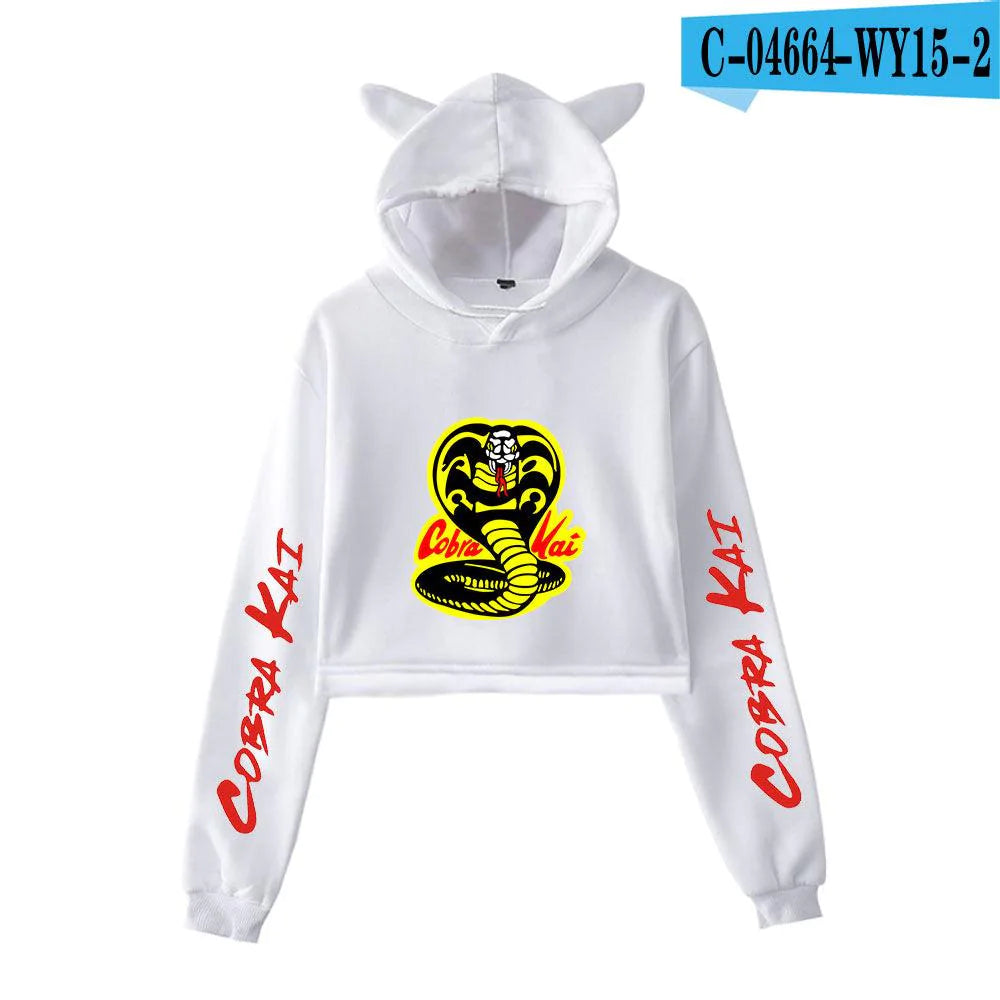 Printed cropped sweatshirt - melvincucci