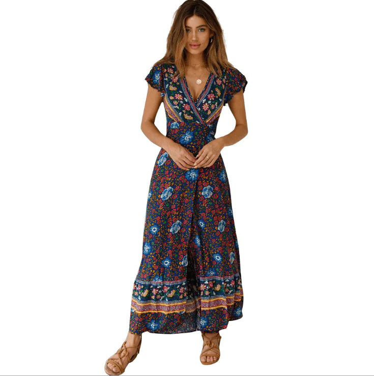 Printed Dress Sexy Dress - melvincucci