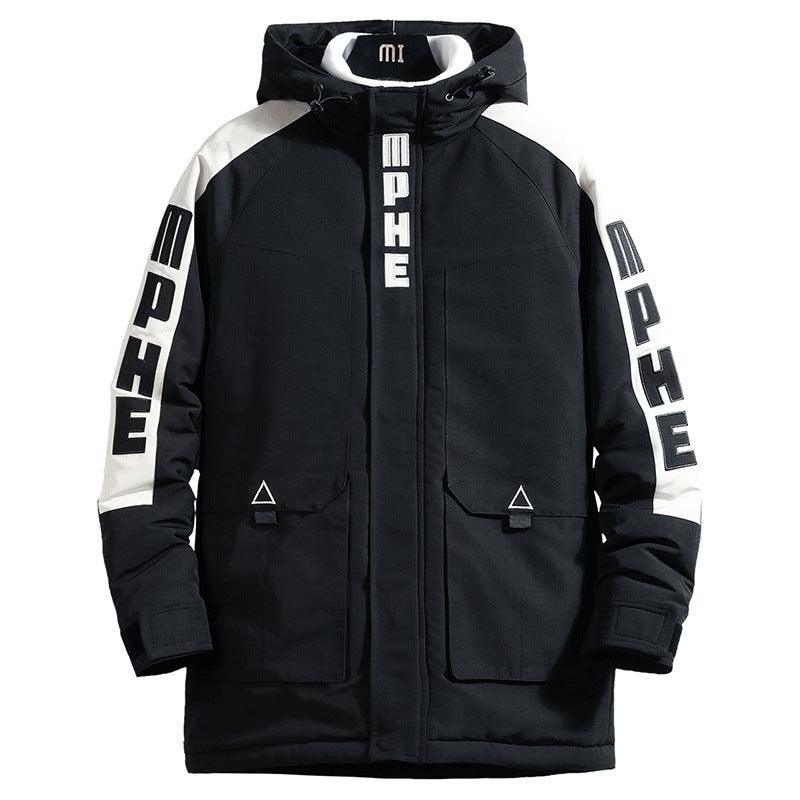 Printed hooded cotton coat - melvincucci