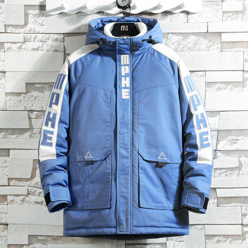 Printed hooded cotton coat - melvincucci