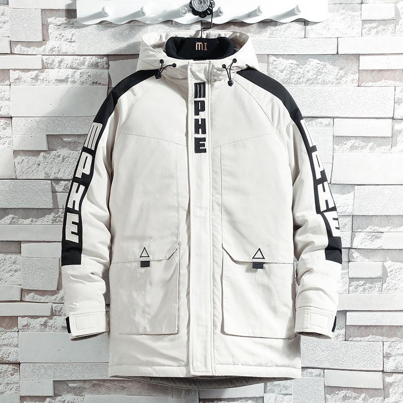 Printed hooded cotton coat - melvincucci