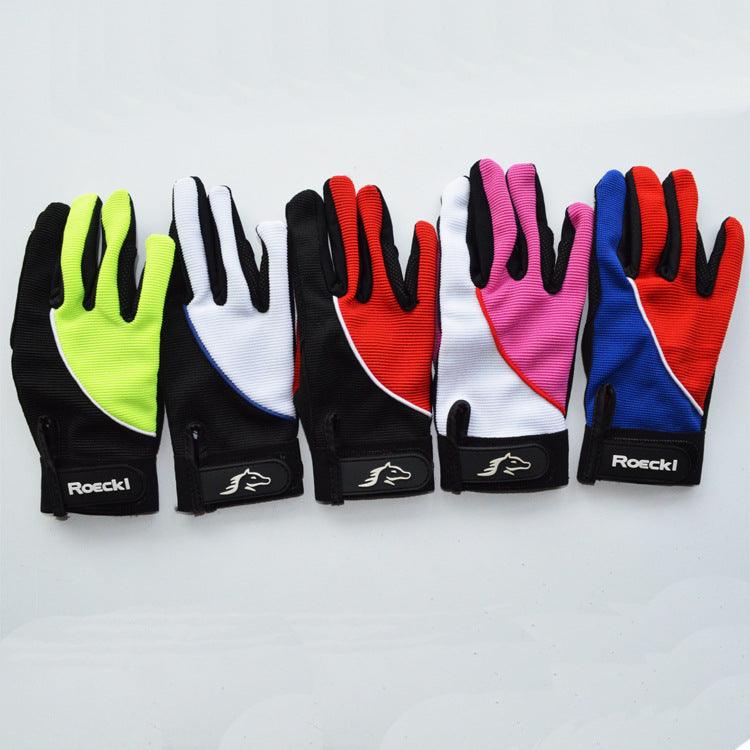 Professional Equestrian Gloves Children Adult Gloves Equestrian Gloves Special Gloves - melvincucci