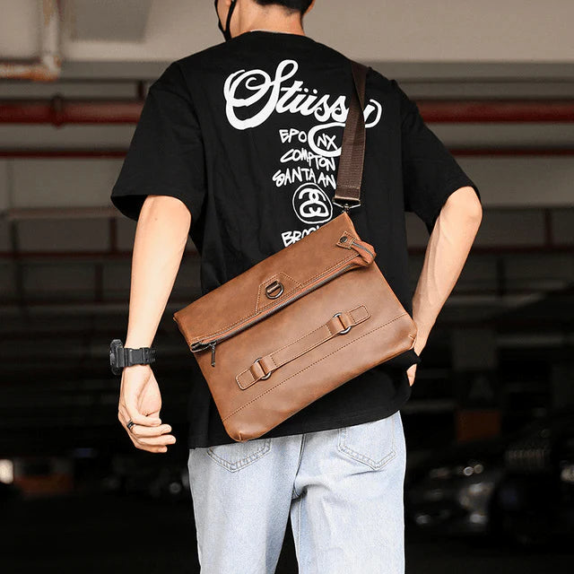 PU leather men clutch - melvincucci