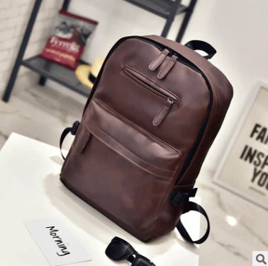 PU men's shoulder bag shoulder bag student bag computer men bag tide - melvincucci