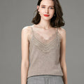 Pure color fleece sling all-match vest women - melvincucci