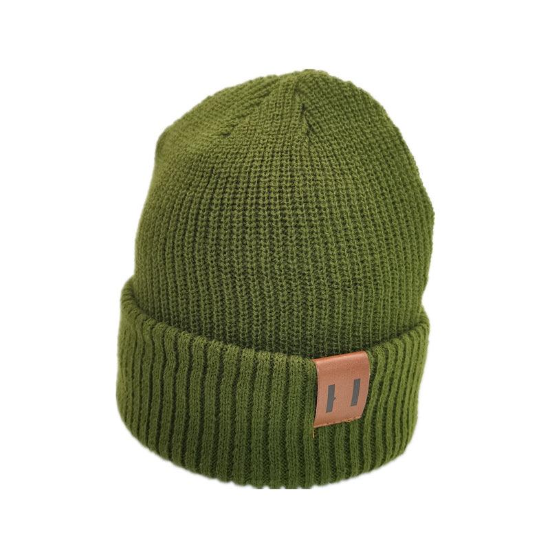 Pure color wild wool hat for men and women - melvincucci