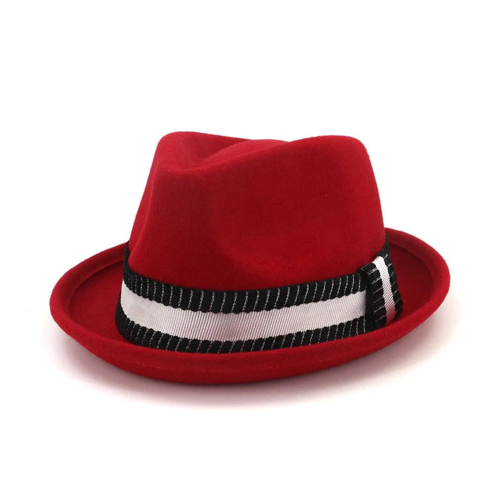 Pure Wool Top Hat Women Fashion Jazz Hat Ladies Hat - melvincucci