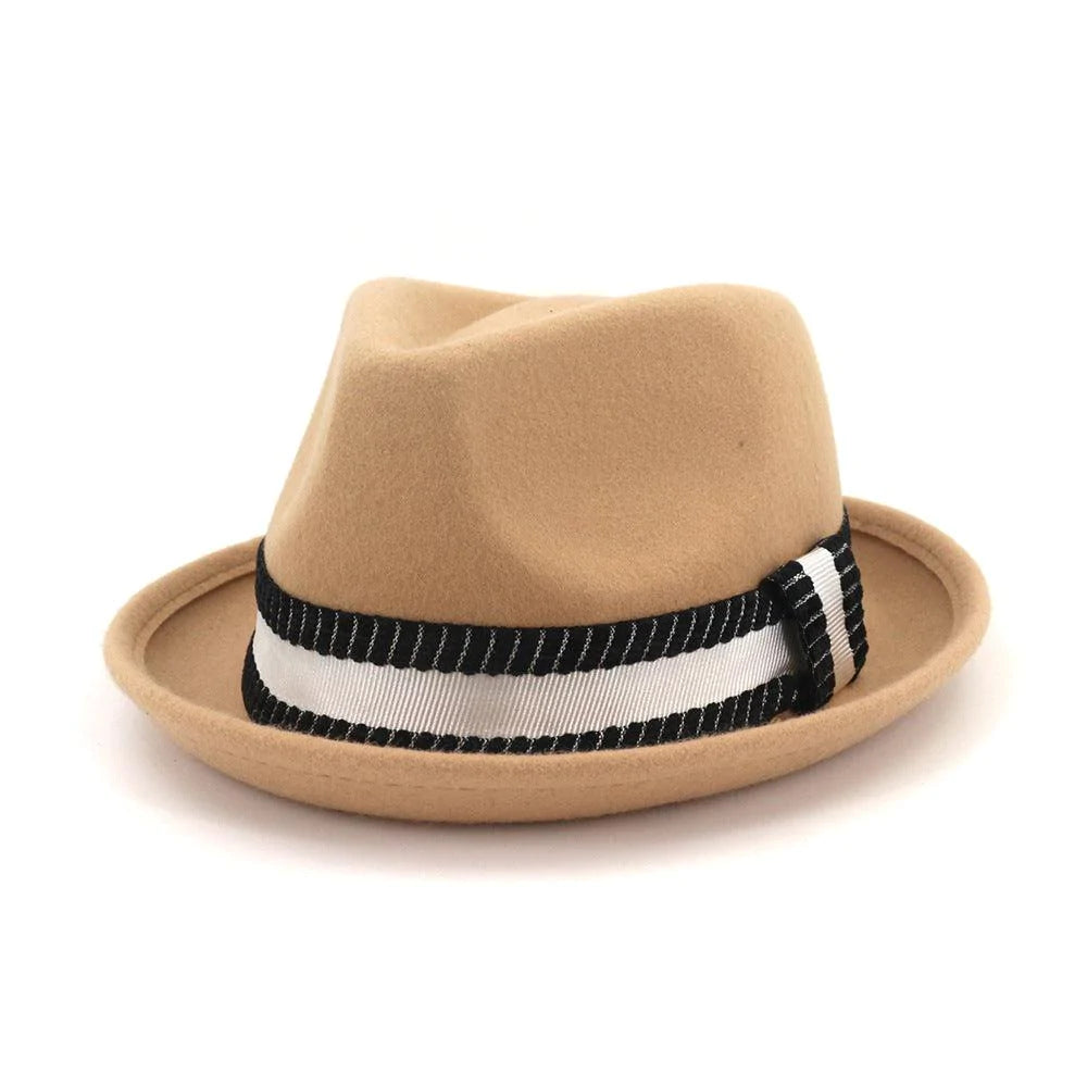 Pure Wool Top Hat Women Fashion Jazz Hat Ladies Hat - melvincucci