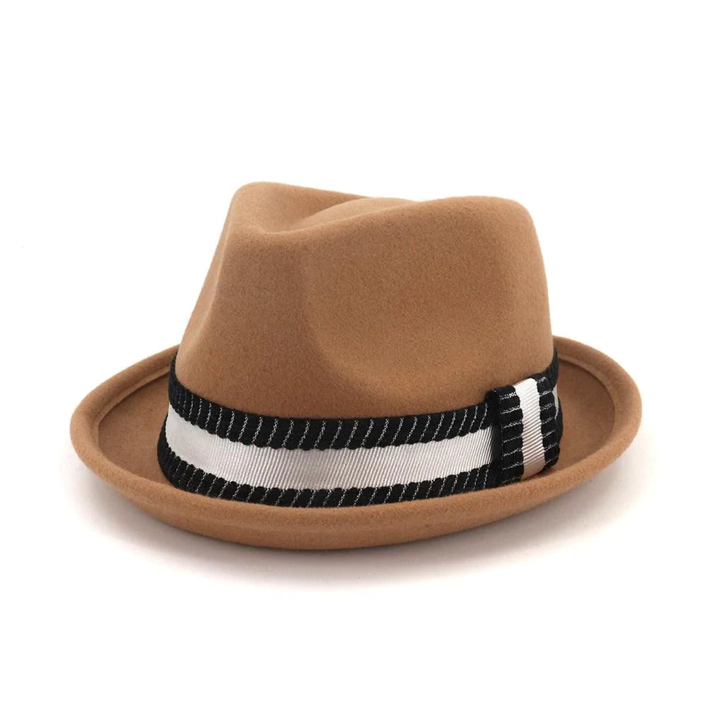 Pure Wool Top Hat Women Fashion Jazz Hat Ladies Hat - melvincucci