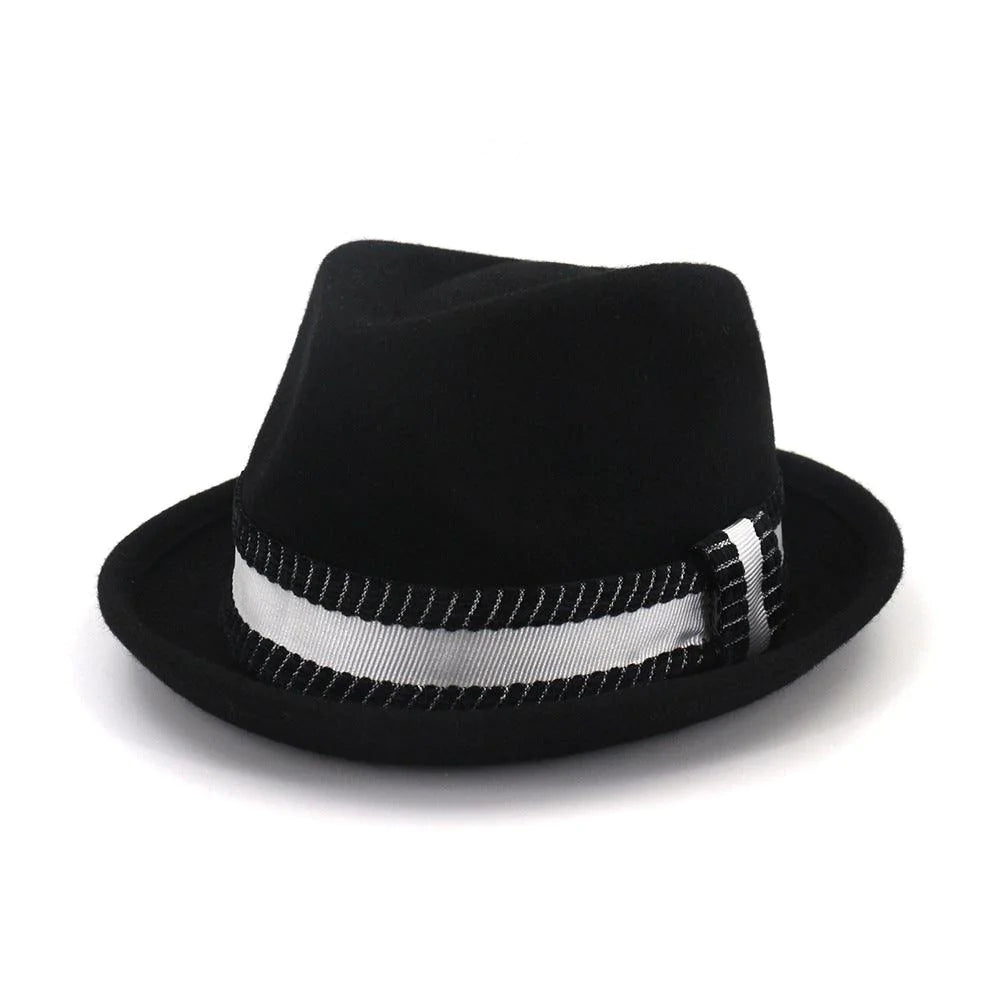Pure Wool Top Hat Women Fashion Jazz Hat Ladies Hat - melvincucci