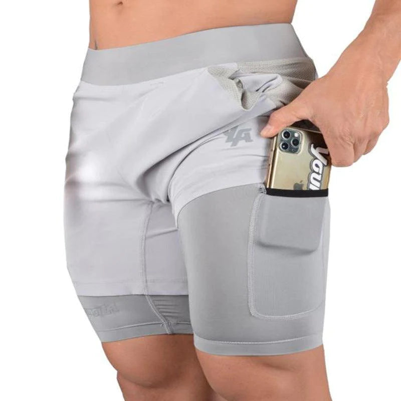 Quick-drying Double Shorts Men - melvincucci
