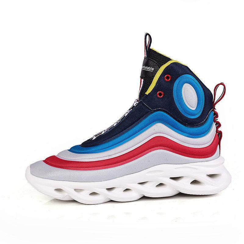 Rainbow gradient old shoes men - melvincucci