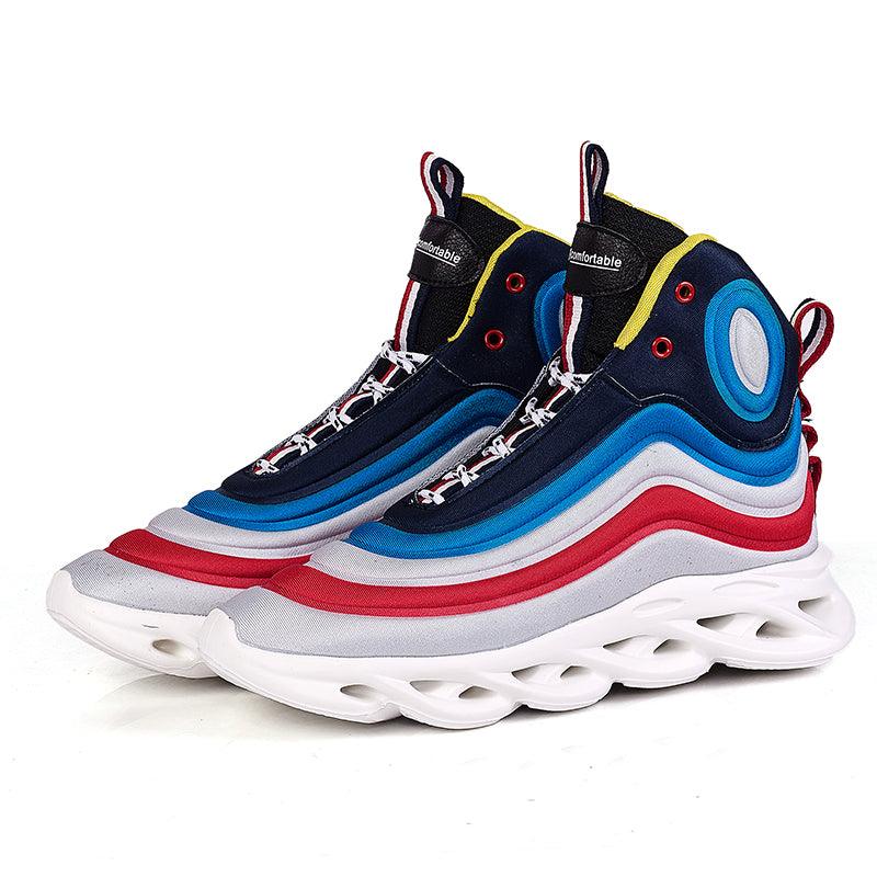 Rainbow gradient old shoes men - melvincucci