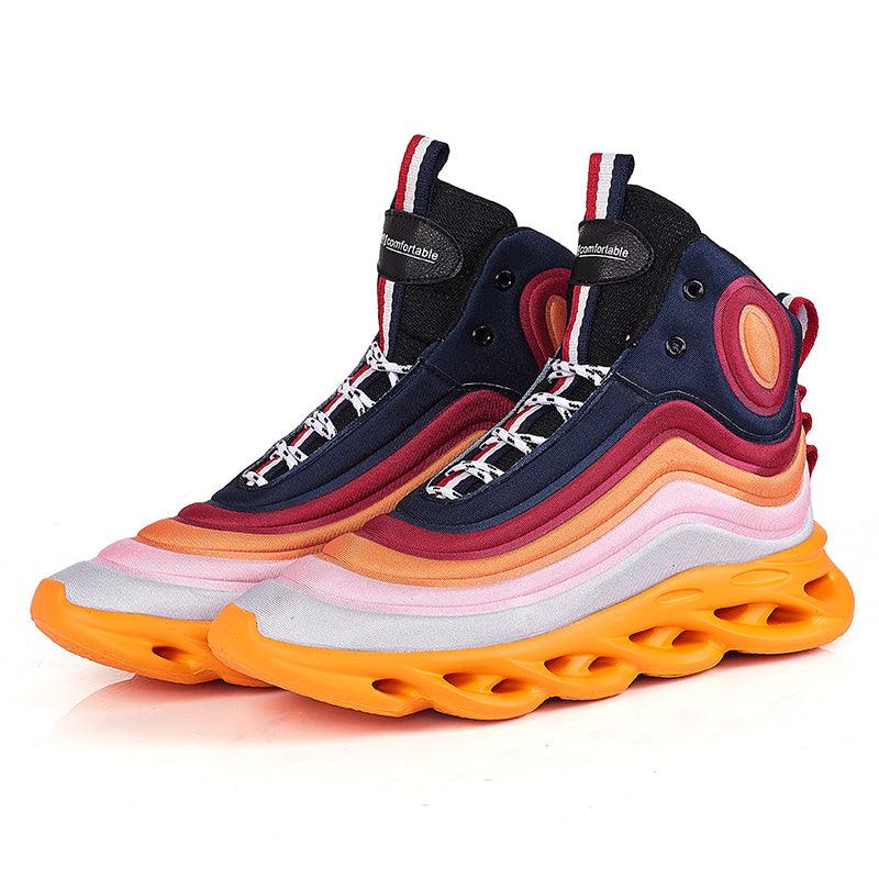 Rainbow gradient old shoes men - melvincucci