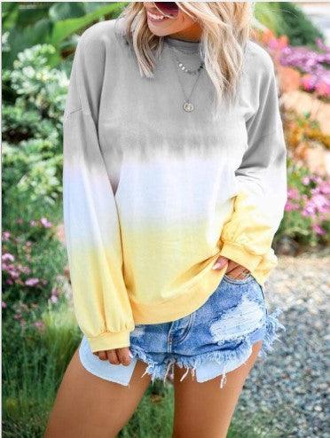 Rainbow gradient sweatshirt - melvincucci