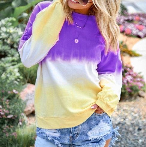 Rainbow gradient sweatshirt - melvincucci