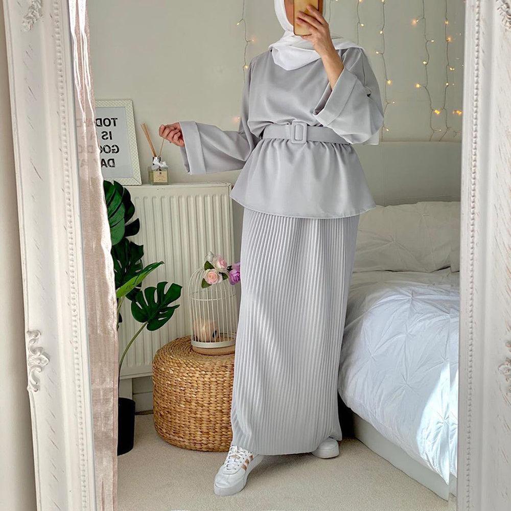Ramadan Eid Mubarak Abaya Dubai Turkey Hijab Dress Muslim Se - melvincucci