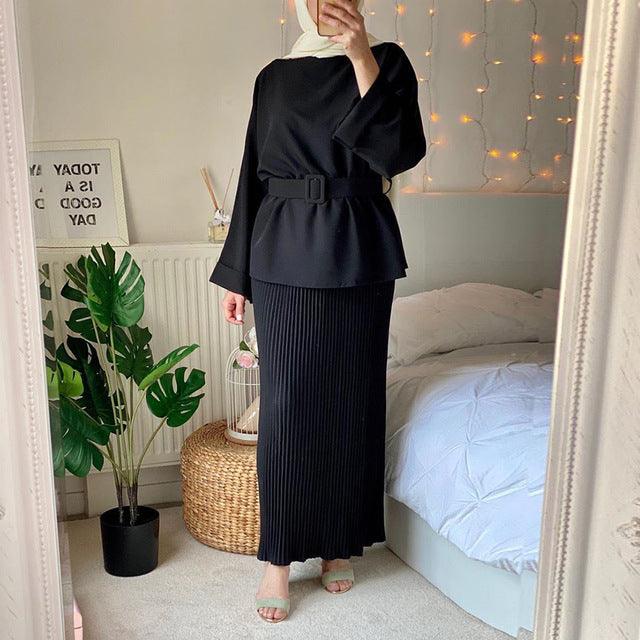 Ramadan Eid Mubarak Abaya Dubai Turkey Hijab Dress Muslim Se - melvincucci