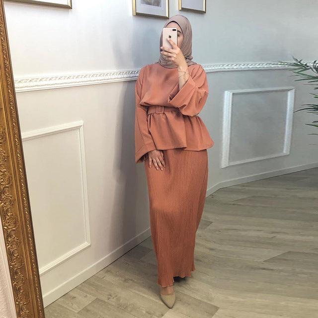 Ramadan Eid Mubarak Abaya Dubai Turkey Hijab Dress Muslim Se - melvincucci
