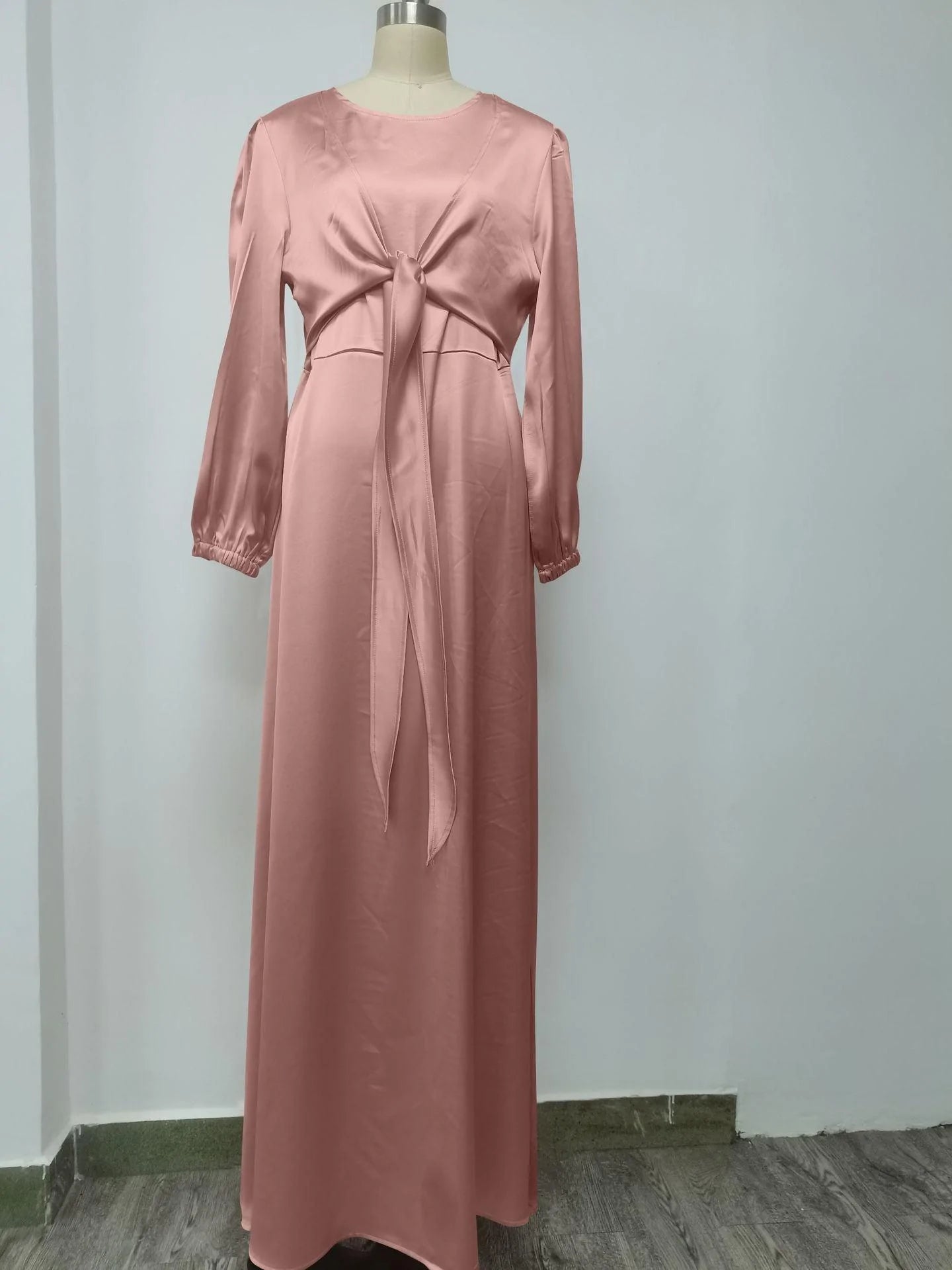 Ramadan Eid Mubarak Kaftan Dubai Abaya Turkey Muslim Women Hijab Satin Dress Islam Caftan Marocain Dresses Vestidos Robe Femme - melvincucci