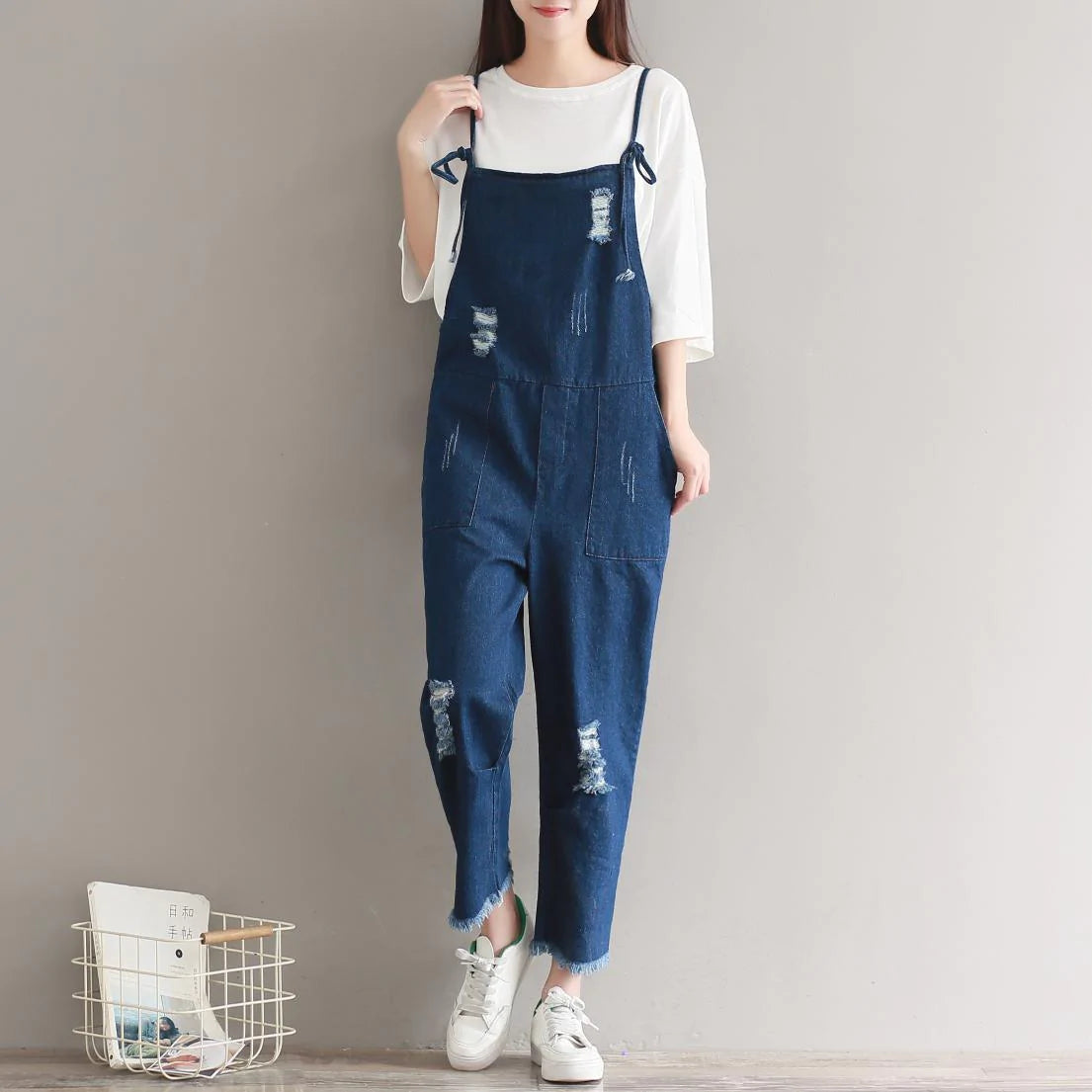 rand Jeans Women Jumpsuit Denim Romper Overalls - melvincucci