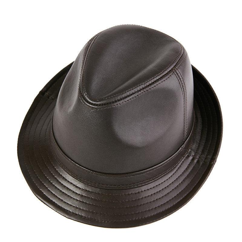 Real Sheepskin Hat Men Autumn And Winter Retro Gentleman - melvincucci