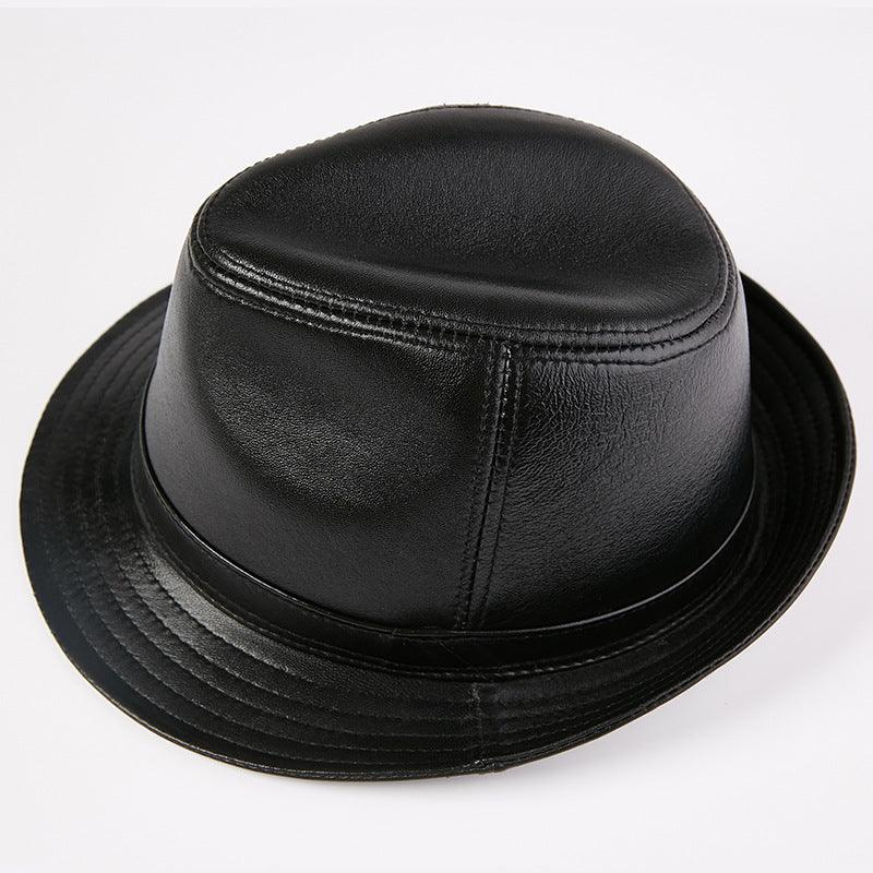 Real Sheepskin Hat Men Autumn And Winter Retro Gentleman - melvincucci