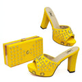 Rectangular Clutch Bag All-match Dinner Shoe Bag Set - melvincucci