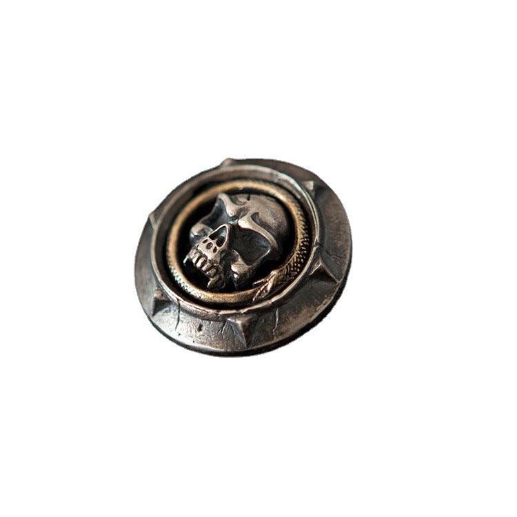 Reincarnation Cloth Buckle Copper DIY Leather Goods Leather Carving Accessories Copper Buckle - melvincucci