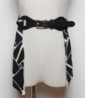 Removable Silk Scarf Stitching Belt Decoration Dress Skirt Belt Women - melvincucci
