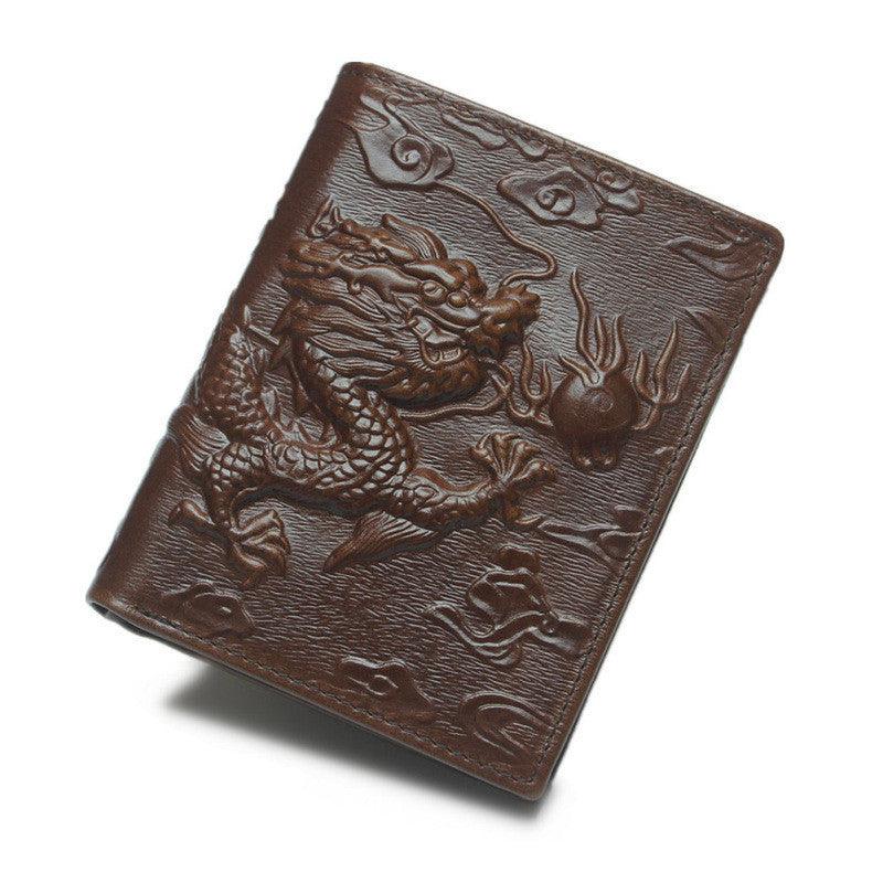 Retro Handmade Wallet Men's Wallet Short Chinese Limelight Layer Cowhide Women - melvincucci