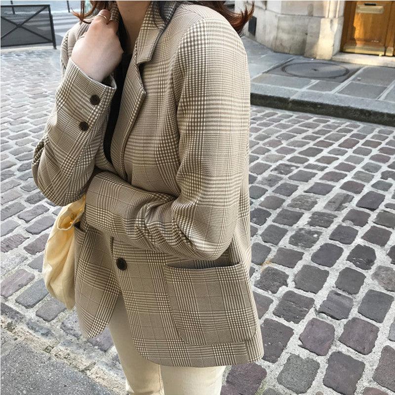 Retro plaid blazer - melvincucci