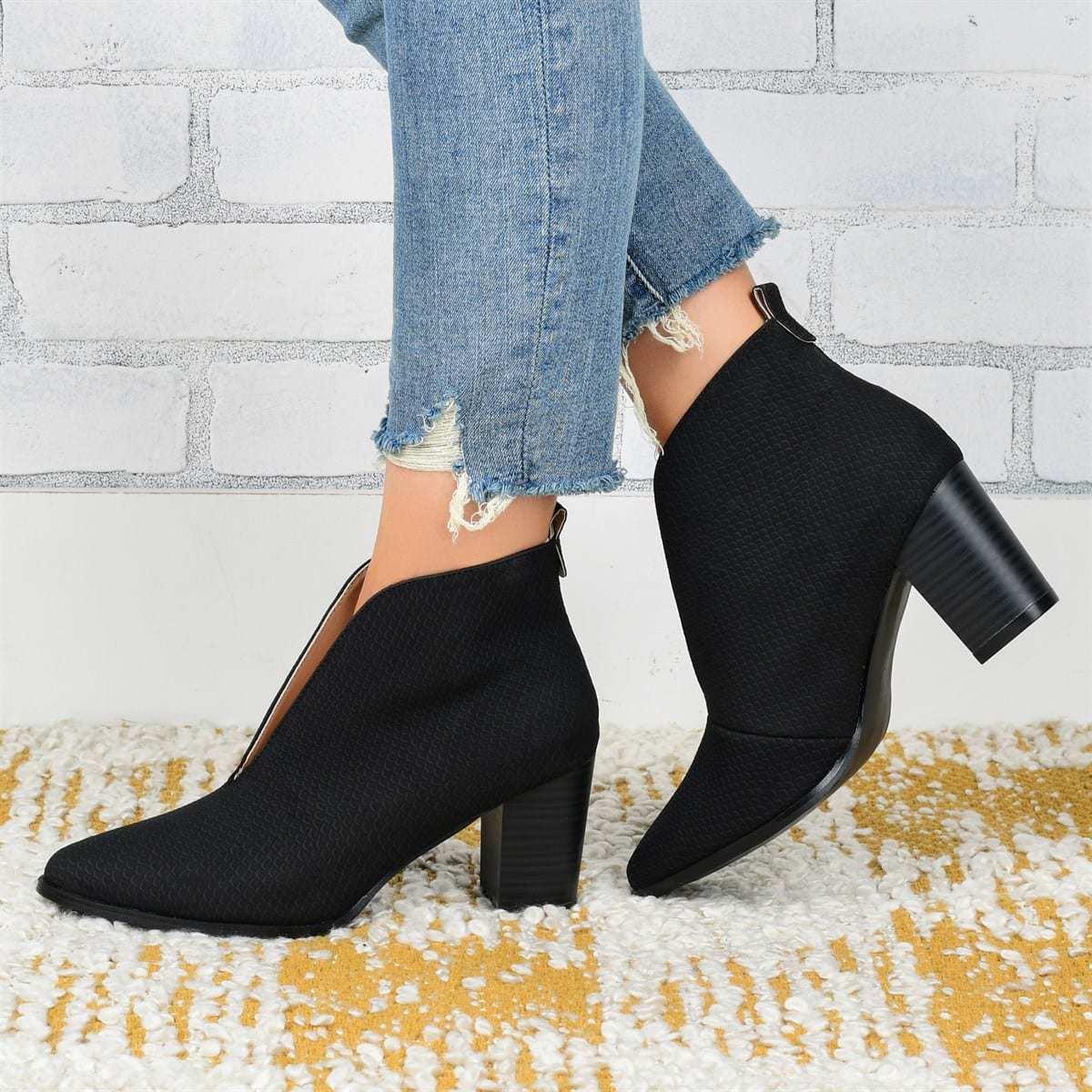 Retro Square Toe Casual Large Size Single Shoe Mid Heel - melvincucci