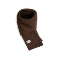 Retro Twist Knitted Wool Scarf With Wool Solid Color Warm Scarf Men Trendy - melvincucci