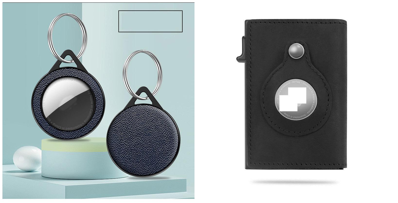 Rfid Card Holder Men Wallets Money Bag Male Black Short Purse 2022 Small Leather Slim Wallets Mini Wallets For Airtag Air Tag - melvincucci