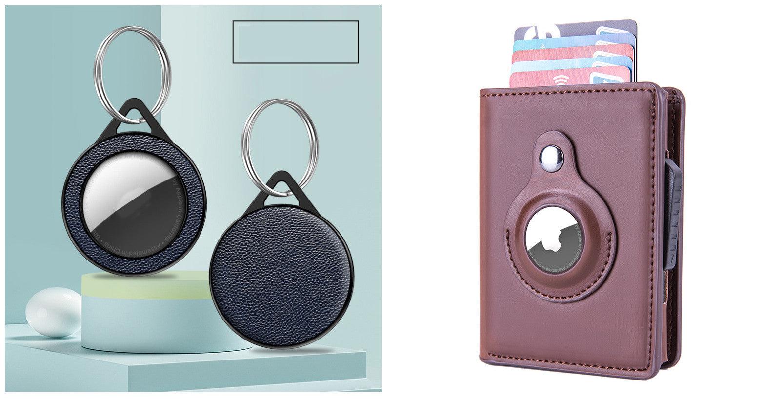 Rfid Card Holder Men Wallets Money Bag Male Black Short Purse 2022 Small Leather Slim Wallets Mini Wallets For Airtag Air Tag - melvincucci