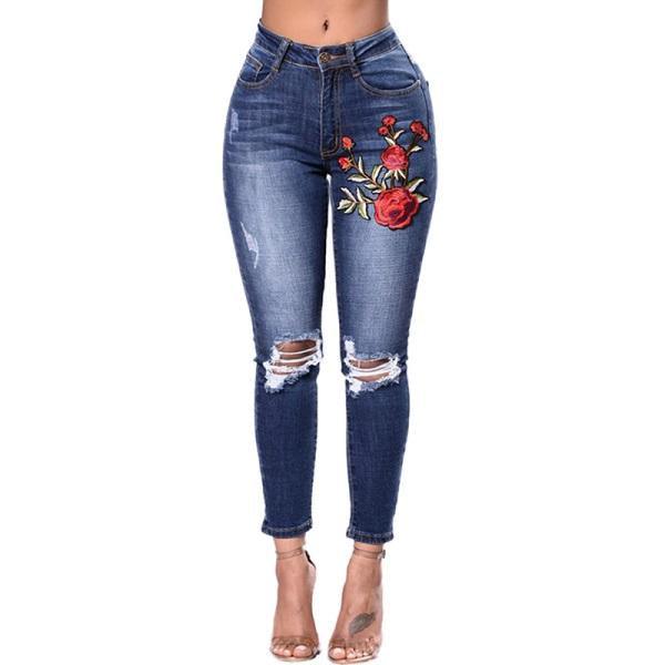 Ripped Jeans For Women 2021 Women Jeans Pencil Pants Denim Jeans - melvincucci