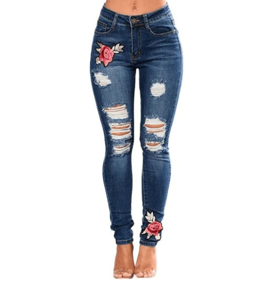 Ripped Jeans For Women 2021 Women Jeans Pencil Pants Denim Jeans - melvincucci