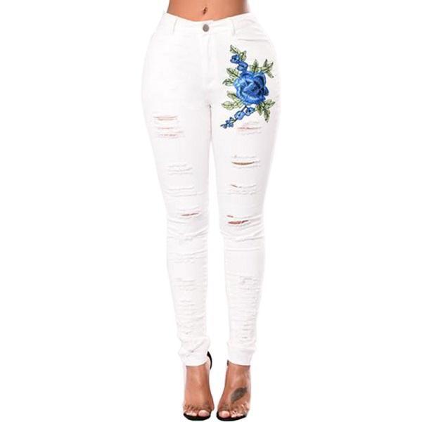Ripped Jeans For Women 2021 Women Jeans Pencil Pants Denim Jeans - melvincucci
