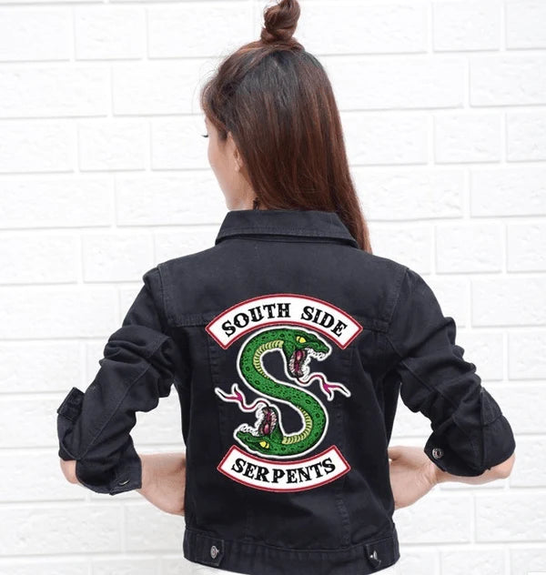 RIVERDALE SOUTHSIDE SERPENTS WOMEN DENIM JACKET - melvincucci