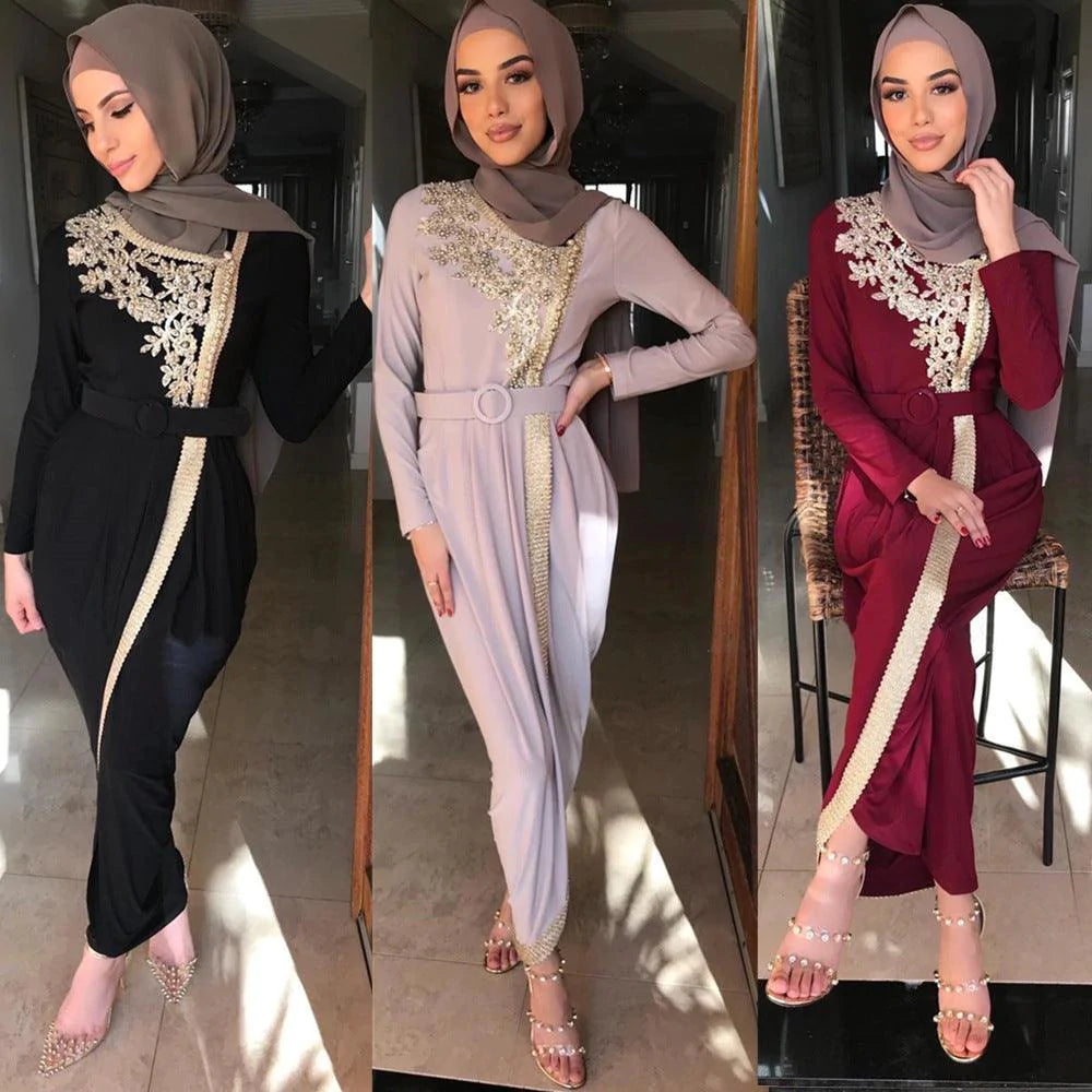 Robe Vetement Femme Abaya Dubai Turkey Muslim Fashion Dress Islam Clothing Dresses Abayas For Women Vestidos Musulman De Mode - melvincucci